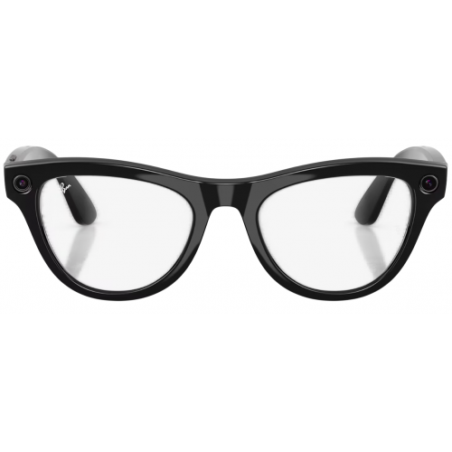 Умные очки Ray-Ban Meta* Skyler Gen 2 Shiny Black, Фотохромные линзы Clear to Amethyst Transitions (RW4014)